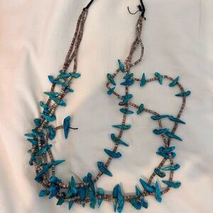 Vintage Native American Rare Find Turquoise Bird Necklace perfect condition